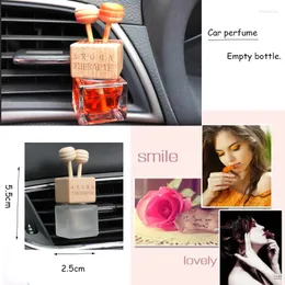 Interior Decorations 1Pc Car Air Freshener Scent Bottle With Clip Ornament Essential Oil Diffuser Fragrance Hanging Empty Accessories