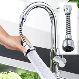 Kökskranar vatten kran 360 grader roterande kran högtryck huvudbesparande dusch munstycke adapter