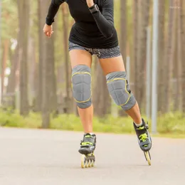 Knäskydd propro flerskikt Kneepad förtjockad unisex sportskydd för skidrullskrating cykling