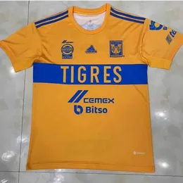 Koszulki piłkarskie ubrania domowe meksykańskie liga tygrysy jersey no guiniag krótki rękaw Tajski top koszulki piłkarskiej