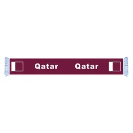 Katar Weltmeisterschaft 32 Länderflagge Satinschal Fabrikversorgung Polyester Brasilien Belgien Frankreich Argentinien Schal Nation Fußballspiele Fans Schals