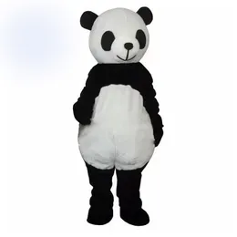 2022 Halloween Panda Mascot Costume Anpassning Cartoon Animal Anime Theme Character Christmas Fancy Dress Carnival Unisex vuxna outfit