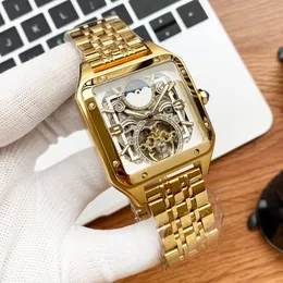 Santos Designer Watch Mens Watchs 45 ملم الياقوت مرآة ميكانيكية أوتوماتيكية مشاهدة العداد الرسمي المتماثل Wristwatch هدية كبار 187