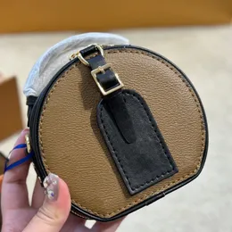 Designer Bag Tote Bag Women Crossbody Bags Fashion BOITE CHAPEAU mini Round Purse Luxurys Handbags Brown Flower Wallet M68276 Vintage Zipper Shoulder Bag letter_bag