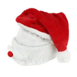 Motosiklet kask kask bluetooth kulaklık kapağı Noel Noel Noel şapkası sevimli kaykay bisiklet çocuk bisiklet 3-5