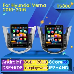 Android 11 Oyuncu Araba DVD Radyo Hyundai Solaris Verna Accent 1 2010 - 2016 Multimedya Video Navigaion GPS 2 DIN Kafa Ünitesi