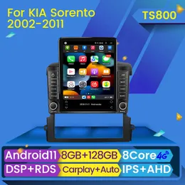 Android 11 CAR DVD Radio GPS 2DIN Audio Stereo för Kia Sorento BL 2002-2011 Multimedia Video Player CarPlay IPS DSP BT 2 DIN