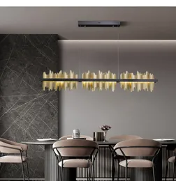 Lampade a sospensione illuminazione lampadario per sala da pranzo Iceberg Design a led Hanglamp Island Isole Apparecchi di illuminazione oro nero