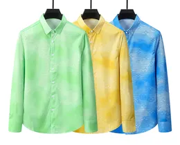 Herrt-shirts designer mens formella affärsskjortor mode casual skjorta långärmad M-3XL10