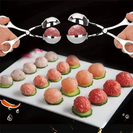 Convenient Kitchen Tools Meatball Maker Stainless Steel Meatball Balls Making Mold Tool Meatballs Clip Fish Ball Rice RRE15364