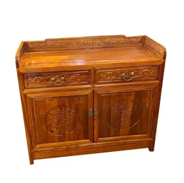 Family Living Room Furniture solid wood Shoe cabinet Chinese style