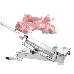 Household Meat Slicing Machine Kitchen Tools for Chicken Duck Fish Ribs Lamb Thickness Adjustable Manual Slicer Bone Cutter