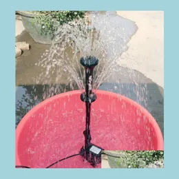 Pompki wodne zanurzka zanurzona mini pompa wodna fontanna staw akwarium Grzeźnia Dysza Dysza Zakwiona Głowa w sprayu ogrodowym D Dhmqm