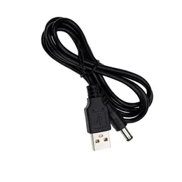 1M 2A Kable zasilające Port USB do 5,5 x 2,1 mm 5 V DC Złącze złącza złącza lufy