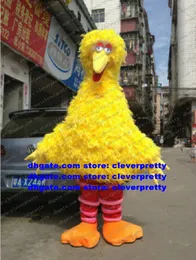 Yellow Big Bird Sesame Street Mascot Costume Adult Cartoon Character Outfit Suit Commemorate Souvenir Corporate Communications zx2983