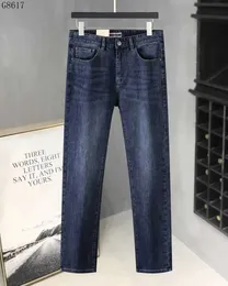 Jeans da uomo 2022 High-end Autunno e Inverno Jeans da uomo Casual Pantaloni in denim larghi Straight76QA
