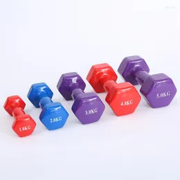 Dumbbells Fitness Color Equipamento de Exercício Feminino Ginásio Esportivo