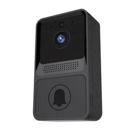 Trådlös dörrklockkamera med chime wifi Video dörrklockor Hem Säkerhetsdörrklocka Kit Gratis molnlagring Långt standby