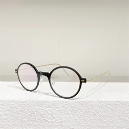 Optical Eyeglasses For Men Women Retro 6508 Style Anti-Blue Round Full Frame Glasses Light Lens With Box