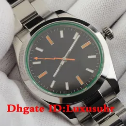 Najlepsza sprzedaż Mężczyźni Watch 40 mm Strap Stal Strap Watches Męskie zegarki Automatyczny ruch mechaniczny Sapphire Glass 5atm Waterproof