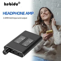 Ljudkablar Connectors Class-A hörlurarförstärkare 16-150 Ohm HIFI Earphone Amp Justerbar ljudförstärkare med 3,5 mm jackkabel för telefonmusikspelare 221025