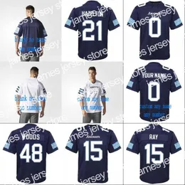 Camisas de futebol 2018 novo estilo Toronto Argonauts 15 Ricky Ray 48 Bear Woods 21 Hazelton Masculino Feminino Juvenil 100% Costurado Personalizado Camisas de Futebol