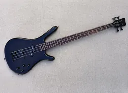 4 Strings Black Electric Bass Guitar com Flame Maple Fretbond Frets 24 Frets pode ser personalizado