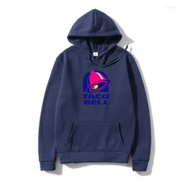 Felpe con cappuccio da uomo Taco Bell Logo Capispalla Big Tall Hoody Design fai da te