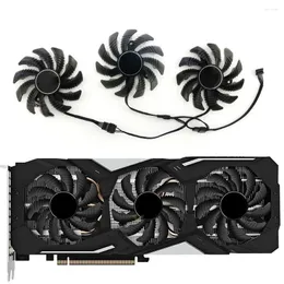 Raffreddamento del computer 77mm per Gigabyte GTX1660 1660S 1660ti Gaming PLD08010S12HH T128010SU Ventola di raffreddamento della scheda grafica