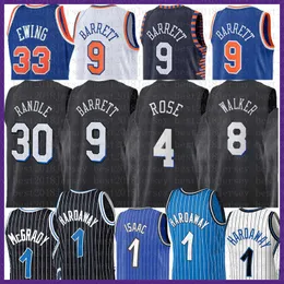 2021 Yeni Basketbol Forması Mens Penny 1 Hardaway Mesh Tracy 1 McGrady Retro RJ 9 Barrett Patrick 33 Ewing Green