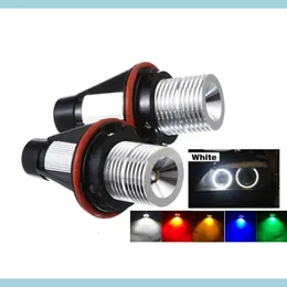 Luzes decorativas super brilhante branco 20w Canbus Angel Eyes Marker Lights BBS para 1 5 6 7 série E87 E39 M5 E60 E61 E63 E64 X3 E83 X5 DHHYG