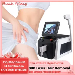 Black Friday 2023 Professional Diode Laser Painless Permanent High-efficiency Hair Removal Instrument 755/808/1064NM Multi-mode Safety CE Certification