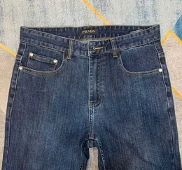 Designer di jeans da uomo 2022 Pantaloni di jeans casual autunnali e invernali di fascia alta larghi drittiOGKM 2UZV