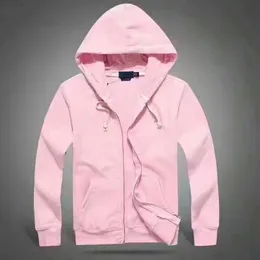 2023SS Classico autunno e inverno Pony Logo Cardigan con cappuccio da uomo Maglione solido Moda ricamo Giacca da polo per giovani britannici di grandi dimensioni