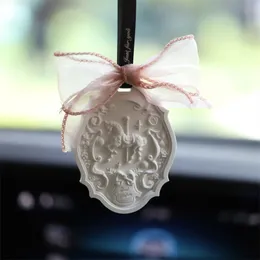 3D relevo renda de carrossel aromaterapia gesso molde molde artesanato capa vela molde silicone car suprimentos de decoração de carro mj0960