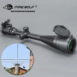 Oryginalny AOEG 6-24x50 RiflesCope Hunting Optics Scope Regulowany luneta światła taktyczna z 20 11 mm szynami