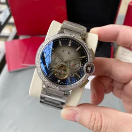 Mens Watch Balloon Movement Watchs Designer Diameter 46 mm Counter Kvalitet Topp Officiell kopia med garantitjänsttur för Man Wristwatch 029A