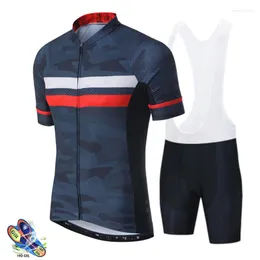Yarış Setleri Erkekler Hızlı Kuru Spor Bisiklet Takımı MTB Jersey Set Nefes Alabilir Mountian Bisiklet Kıyafetleri Yaz Açık Binicilik Bisikleti Üniforma