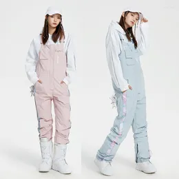 Spodnie narciarskie 2022 Women One Piece Ski Outdoor Snowboard ciepłe zimowe śnieg Windorpood Waterpood Suit Ogólnie