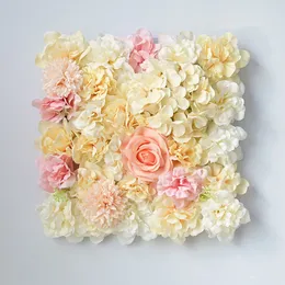Kwiatowy jedwabny jedwabny róży szyfrowanie ściany Szyfrowanie Kwiatowe Tło Kwiatowe kwiaty Kreatywny etap ślubny 38x38cm