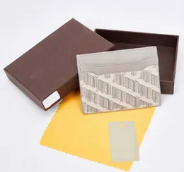 Soporte de tarjetas de bolsos para bolsos de diseñador de marca Damas y hombres Clutch Goya de más alta calidad de cuero multifuncional Monedas de bolsillo de bolsillo de bolsillo 10.4cm 7.2cm Ventas al por mayor de fábrica