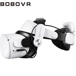 3D óculos bobovr m2 Pro pulseira de elite de bateria para Oculus Quest 2 Substituição de halo para acessórios de VR da Quest2 221025