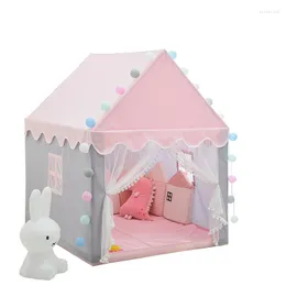 Tende e rifugi per bambini Tenda per bambini Game House Princess Girl Small Castle Baby Bed Toy