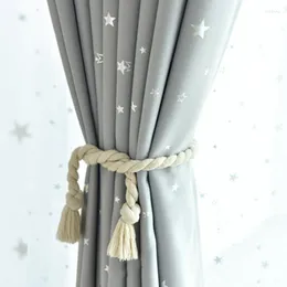 Curtain Grey Black Star Printed Curtains For Children Kids Boys Bedroom Nursery French Window Cortinas P123C