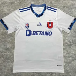 Jerseys de futebol Home Clothing University of Chile Jersey e Away Sleeve Futebol Camisa sem Carnet Riverowos