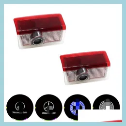 Decorative Lights Led Car Door Light Projector Logo Welcome For W205 W176 W177 V177 W247 W246 W212 W213 Gl X166 M W166 Drop Delivery Dh5Uq