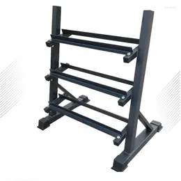 Halteres halteres halteres rack de três camadas de fitness e ferramentas de equipamento feminino de borracha e feminino