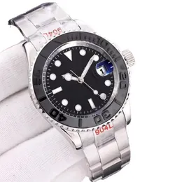 Modeuhr Automatikwerk Uhren Stil 2813 Voller Edelstahl Faltschließe Silikon Herrenuhren leuchtende Montre de Luxe Armbanduhren dhgates