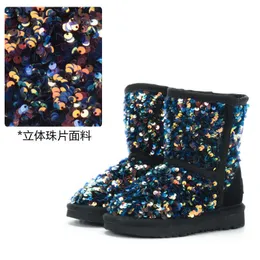 Boots Children's snow boots 5825 three-dimensional sequins children's shoes cotton shoes for boys in autumn and winter girls T221026