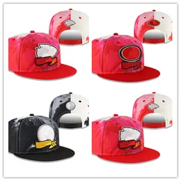 2022 Sideline Ink Dye Snapback Hat Футбольные кепки Командные кепки Snapbacks Регулируемый смешанный порядок соответствия Все кепки